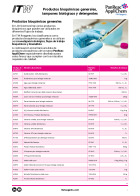 A209 - Productos bioquímicos generales, tampones biológicos y detergentes